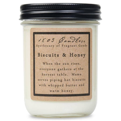 Biscuits & Honey-14oz Jar Candle - Village Floral Designs and Gifts