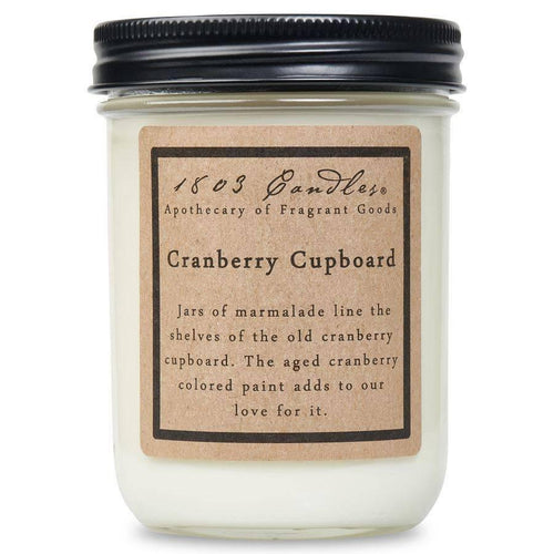 Cranberry Cupboard-14oz Jar Candle - Village Floral Designs and Gifts