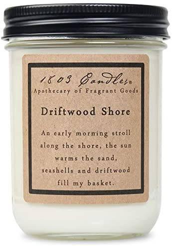 Driftwood Shore-14oz Jar Candle - Village Floral Designs and Gifts
