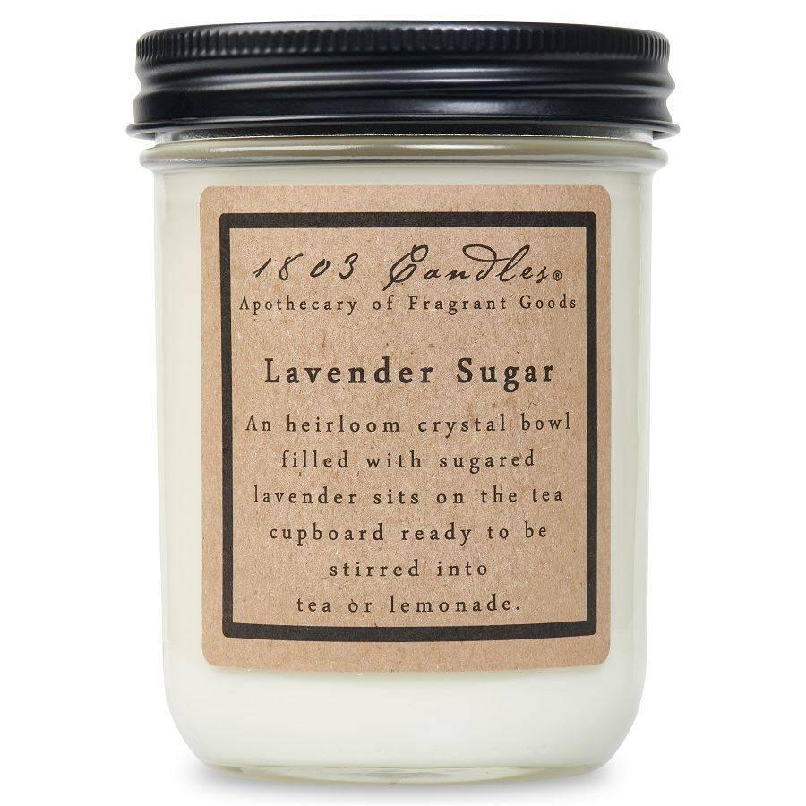 Lavender Sugar-14oz Jar Candle - Village Floral Designs and Gifts