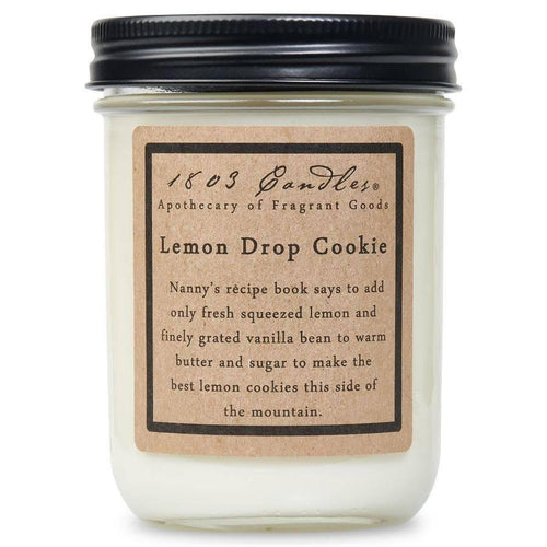 Lemon Drop Cookie-14oz Jar Candle - Village Floral Designs and Gifts