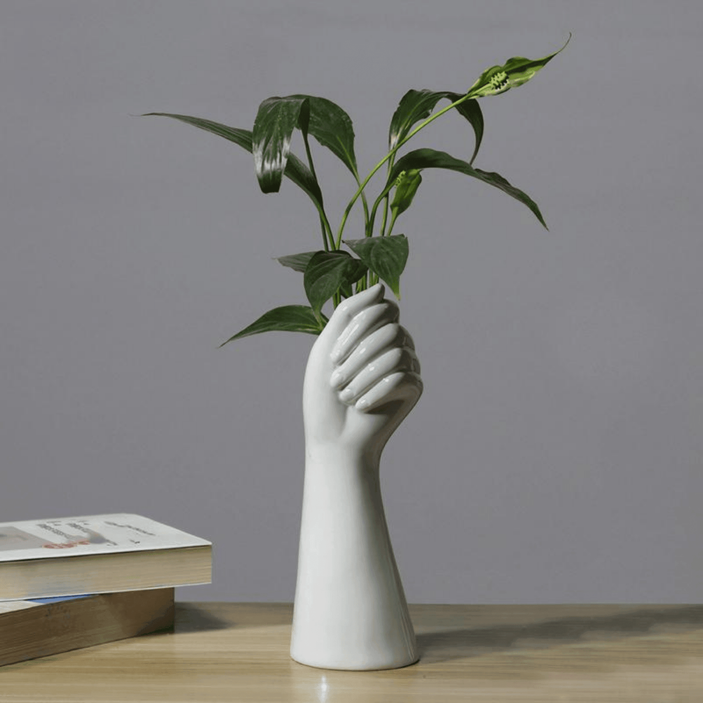 Hand Shape Ceramic Vase - Village Floral Designs and Gifts