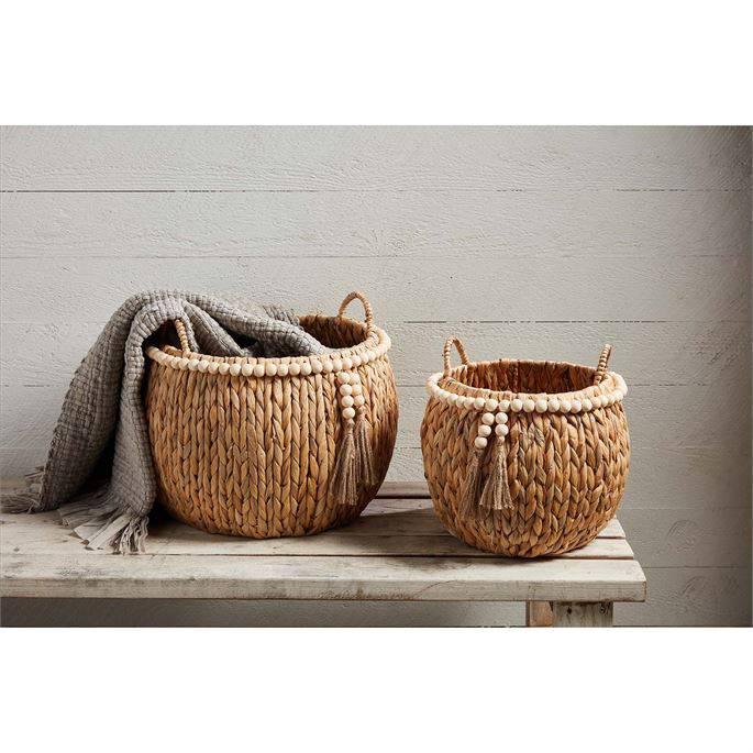 Hyacinth Bead Basket Set - Village Floral Designs and Gifts