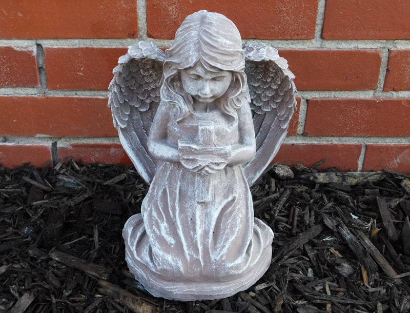 Angel with Cross - Village Floral Designs and Gifts