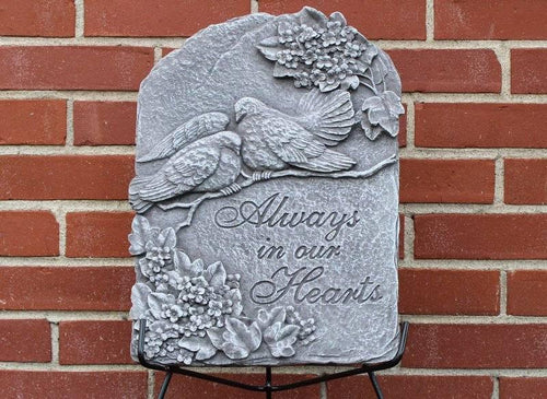 Dove Plaque-Always In our Hearts - Village Floral Designs and Gifts