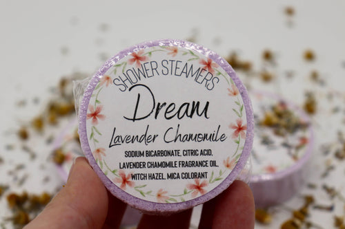 Dream, Lavender Chamomile Shower Steamer - Village Floral Designs and Gifts
