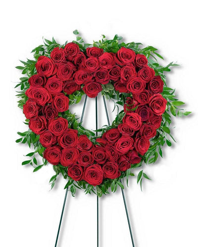 Abiding Love Heart - Village Floral Designs and Gifts