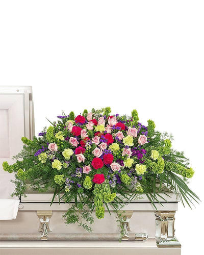 Always Remembered Casket Spray - Village Floral Designs and Gifts