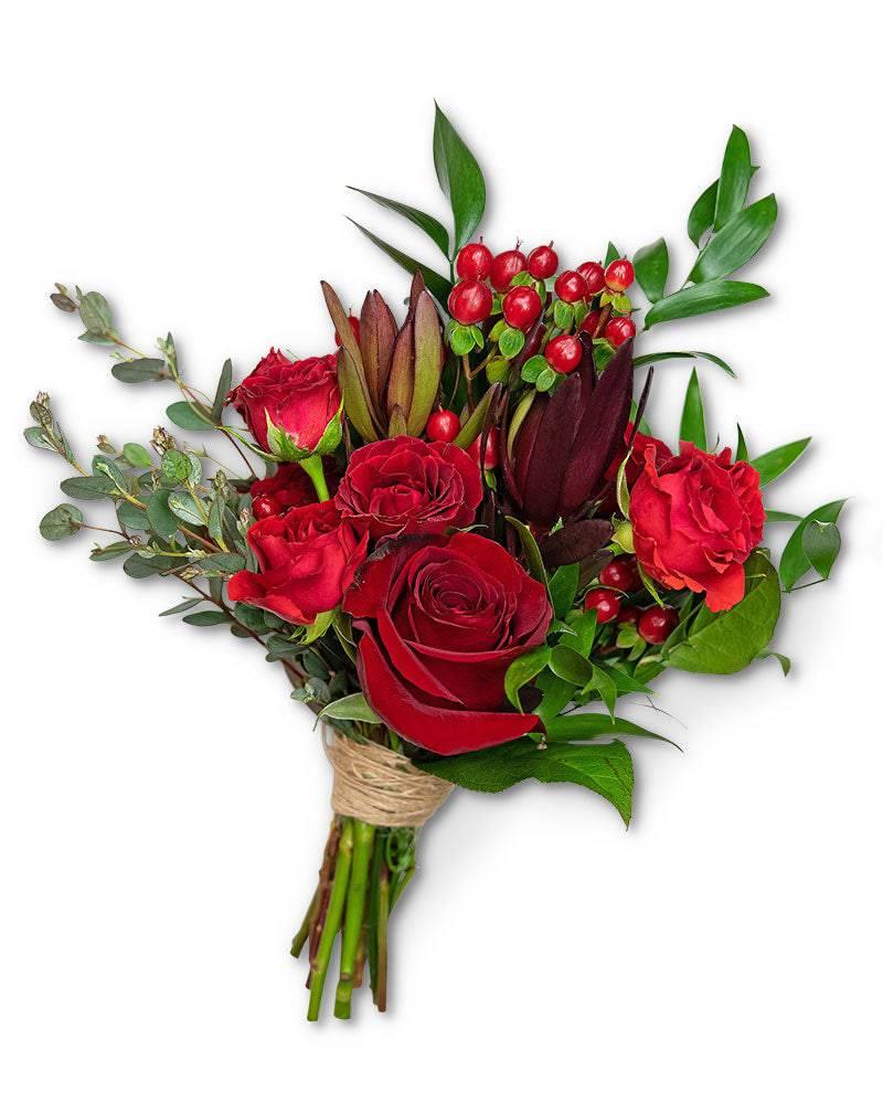 Crimson Hand-tied Bouquet - Village Floral Designs and Gifts
