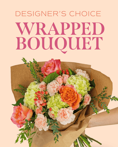 Designer's Choice Wrapped Bouquet - Village Floral Designs and Gifts