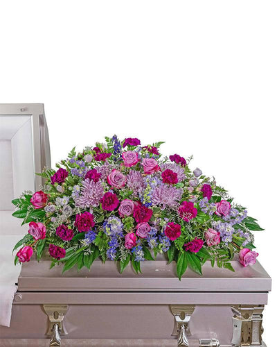 Gracefully Majestic Casket Spray - Village Floral Designs and Gifts
