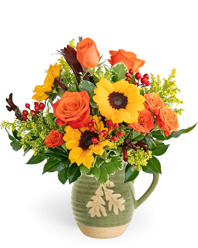 Tuscan Sunshine Pitcher - Village Floral Designs and Gifts