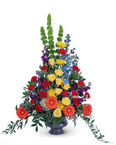 Vibrant Life Urn - Village Floral Designs and Gifts