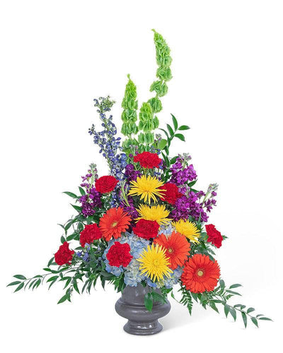 Vibrant Urn - Village Floral Designs and Gifts